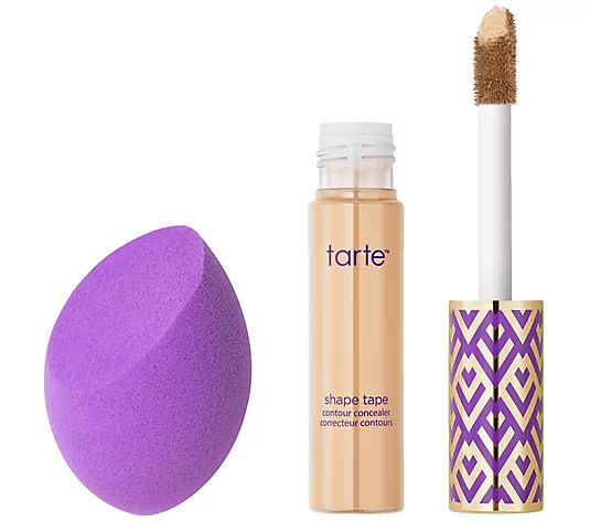 tarte Shape Tape Concealer with Sponge - QVC.com | QVC