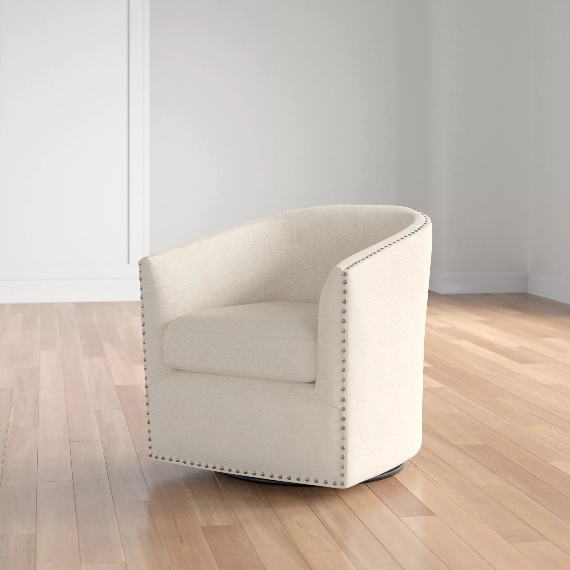 Leominster 28'' Wide Swivel Barrel Chair | Wayfair North America