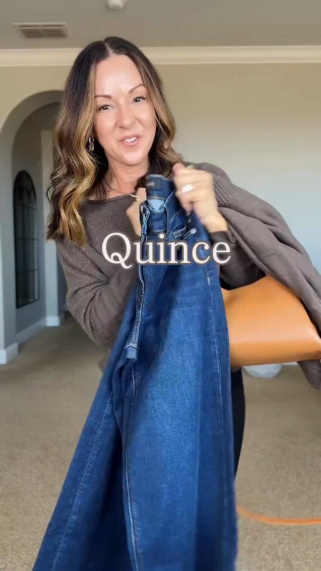 Fall denim and sweaters! These jeans come in short, regular and tall lengths! 100% cashmere and 100% organic cotton sweaters! All from @OneQuince free shipping and free returns for 365 days! For reference I’m 5’1” and 109 LBS in the Bella straight leg jeans I’m wearing a size 24 in the 26 inch length. In the Bella wide leg jeans I’m wearing the 25 inch in the 28 inch length. I went up a size based on reviews and both are the perfect fits. Both sweaters are size extra small. Gorgeous leather bag looks and feels designer for a fraction of the price!
#QuincePartner






#LTKPetite #LTKStyleTip #LTKSeasonal