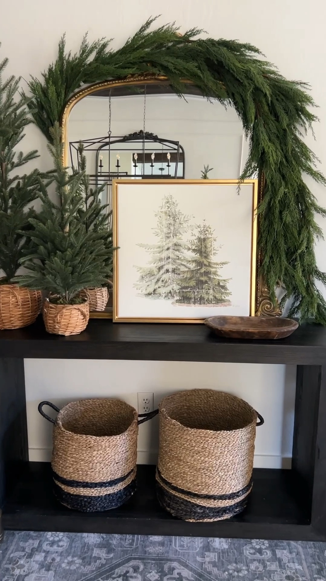 Last years entry way styling for the Holidays! Almost everything you see here is currently on Sale for the Holidays! 

#LTKFindsUnder100 #LTKHome