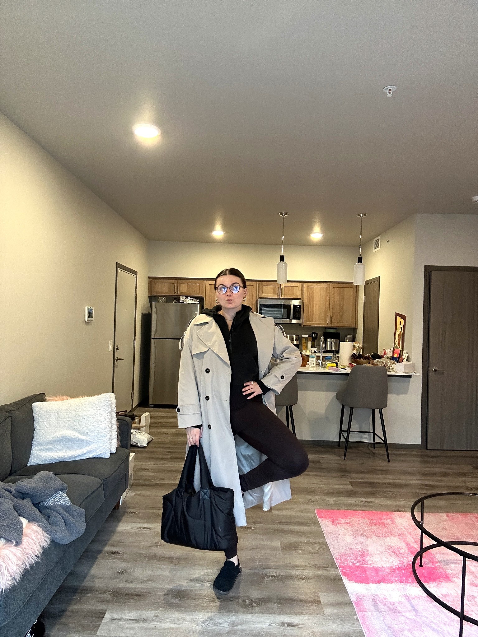 Casual and cozy outfit for the gym! Featuring the best trench coat 🥲

I’m wearing a M coat and hoodie, size L leggings and size 9 clogs

#LTKActive #LTKootd #LTKMidsize