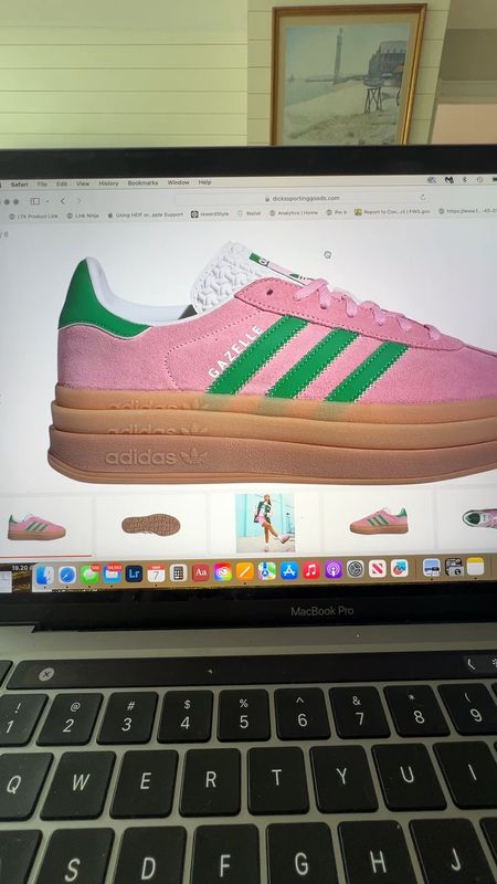 YOU LOOK LIKE FUN!! Loving these pink bold gazelle for spring and summer. So cute with dresses. The perfect little sneaker to run around downtown Charleston shooting photos going to festivals and to eat lunch with my girls on the patio! 

#LTKfindsunder100 #LTKVideo #LTKstyletip
