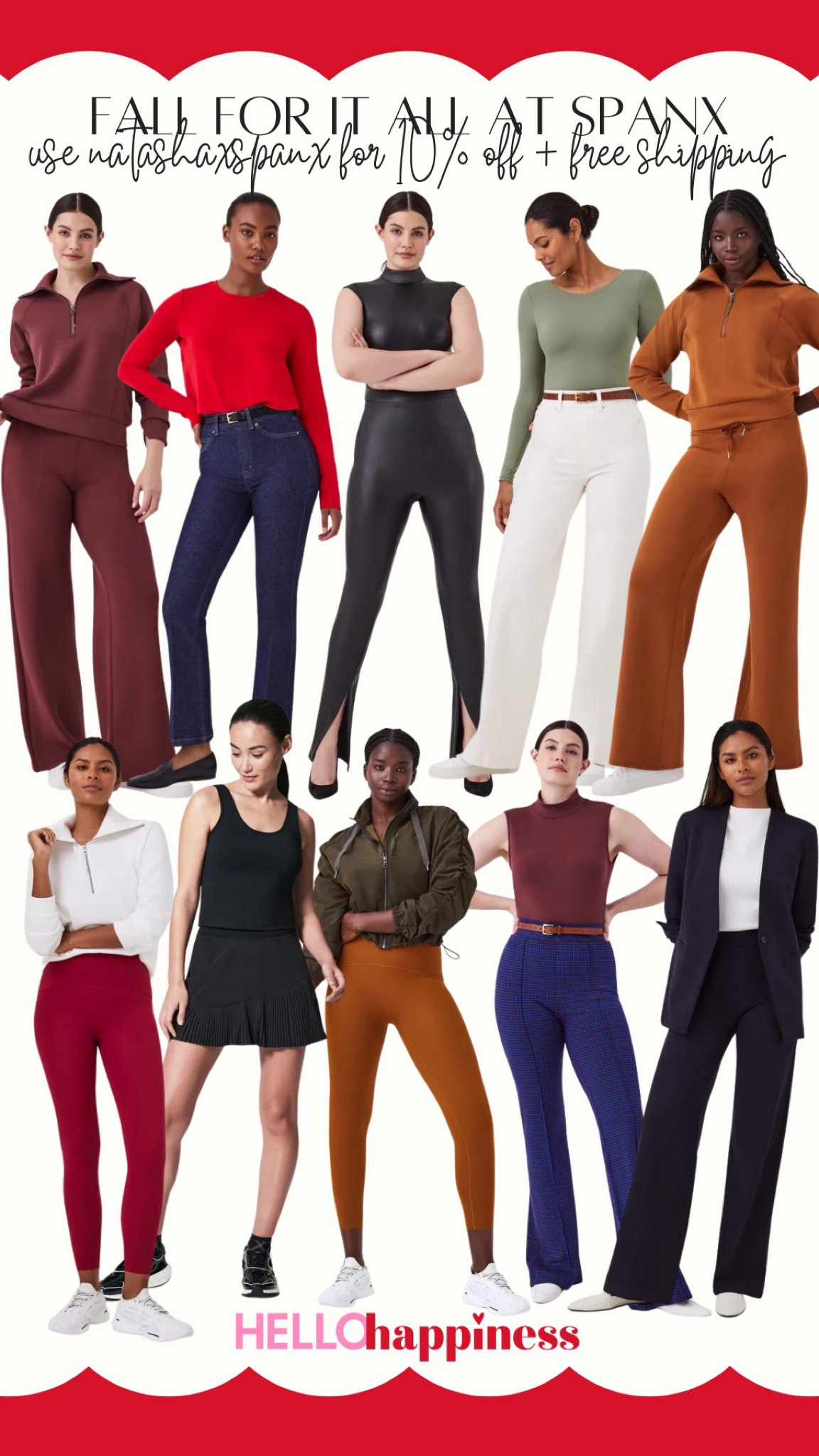 Fall for it all at Spanx - use natashaxspanx for 10% off + free shipping!  

#LTKFind #LTKSale #LTKSeasonal