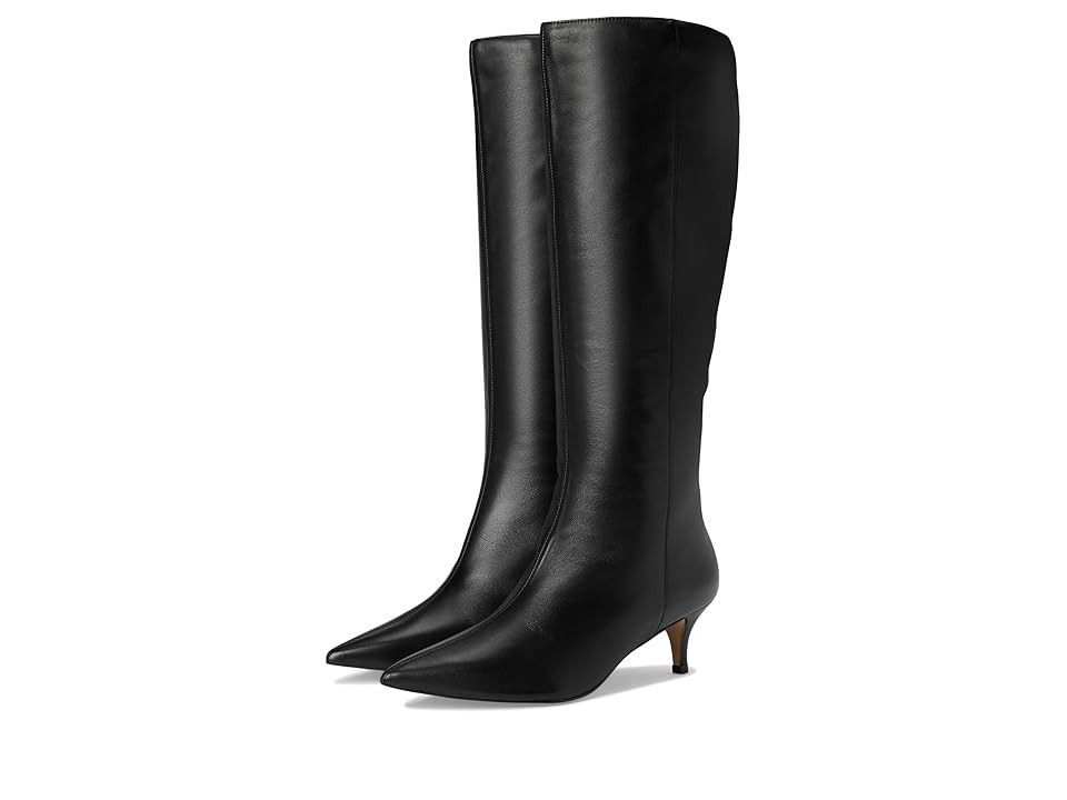 Dune London Smooth (Black Leather) Women's Boots | Zappos
