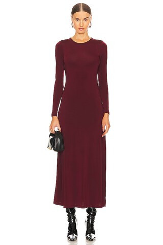 ALLSAINTS Katlyn Maxi Dress in Winter Orchid Red from Revolve.com | Revolve Clothing (Global)