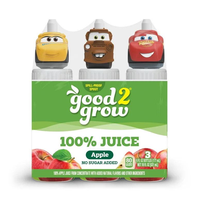 good2grow 6oz 100% Apple Juice 3 pack (Character Tops Vary) | Walmart (US)