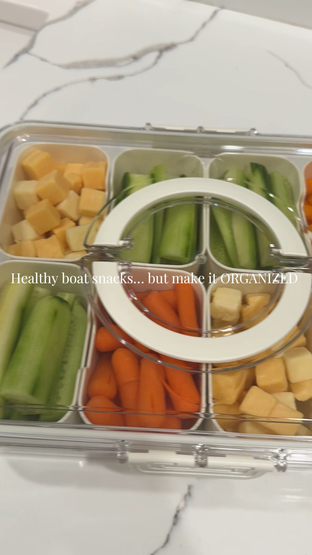 Prepping our veggie snack box for a beach + boat day ☀️🌊 I love having everything washed, organized, and easy to grab while we’re out on the water. Such a simple little Amazon find, but honestly so good for trips like this. 

#AmazonFinds #HealthySnacks #BoatDay #BeachDayEssentials #AmazonHome

#LTKHome