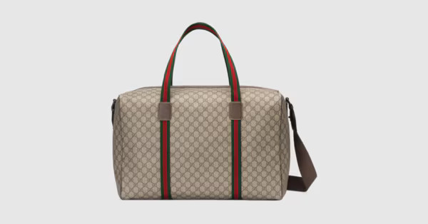 Large duffle bag with Web | Gucci (US)
