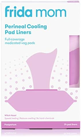 Frida Mom Perineal Medicated Witch Hazel Full-Length Cooling Pad Liners for Postpartum Care | 24-... | Amazon (US)