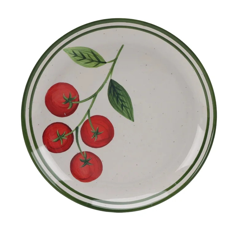 Better Homes and Gardens Bamboo Melamine Tomato Salad Plate | Walmart (US)