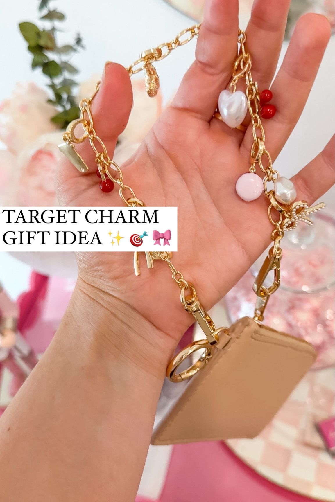 Links to everything I used to create the Target charm wristlet!

This makes a super cute gift and is easily personalizable 

You don’t have to add it to a keychain wallet though you could add it to a purse, your phone case, necklace, etc. The world is your oyster 

#LTKHoliday #LTKGiftGuide #LTKSeasonal