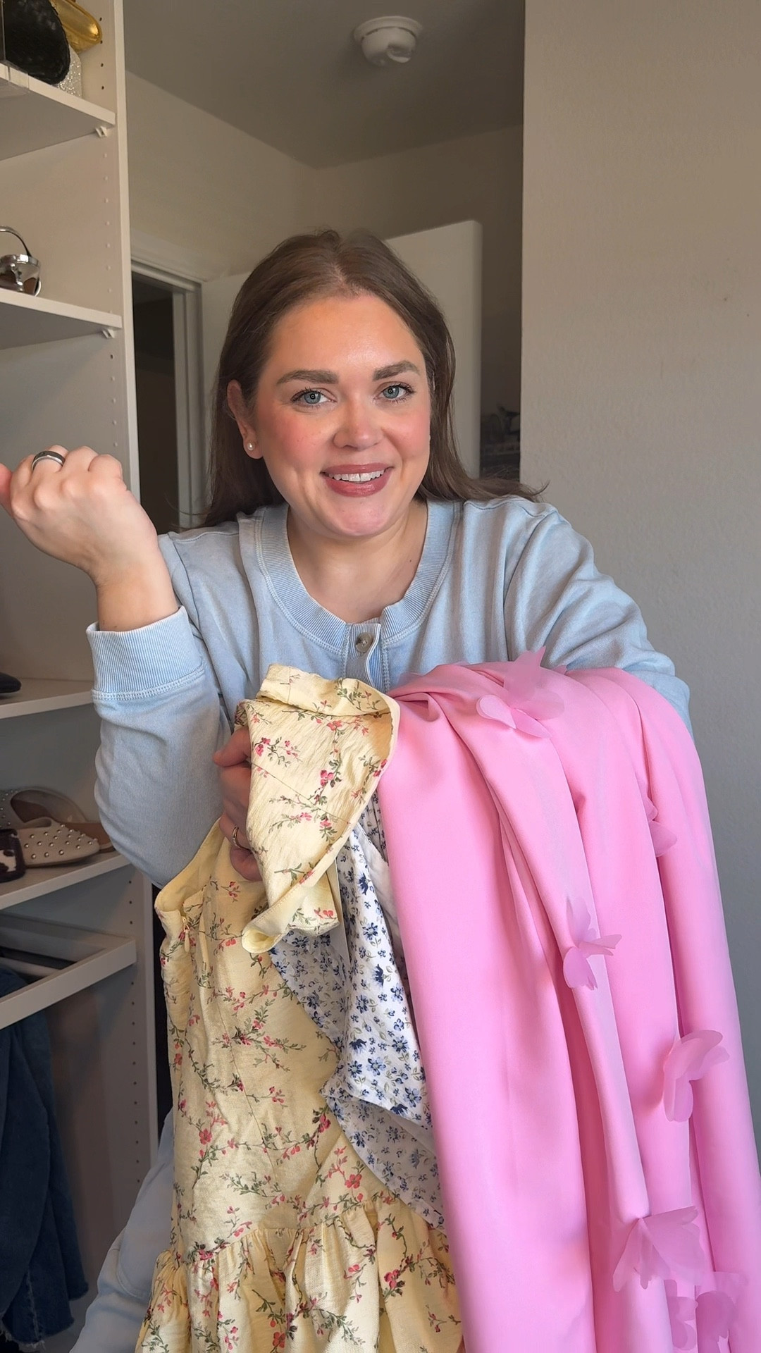 Spring dresses that you’re going to look so hot in!! Wearing xl in the mini dresses and 16 in the pink floor length dress but could size down. Wedding guest dresses 

#LTKstorytime #LTKPlusSize #LTKSeasonal