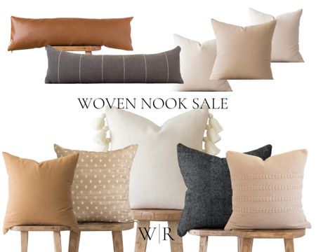WOVEN NOOK IS HAVING A SALE! THEIR THROW PILLOWS ARE INCREDIBLE! LUMBAR PILLOWS, RUGS AND MORE. RUN!

#LTKunder50 #LTKsalealert #LTKhome