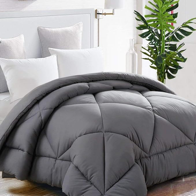 TEKAMON All Season Twin Comforter Winter Warm Summer Soft Quilted Down Alternative Duvet Insert C... | Amazon (US)
