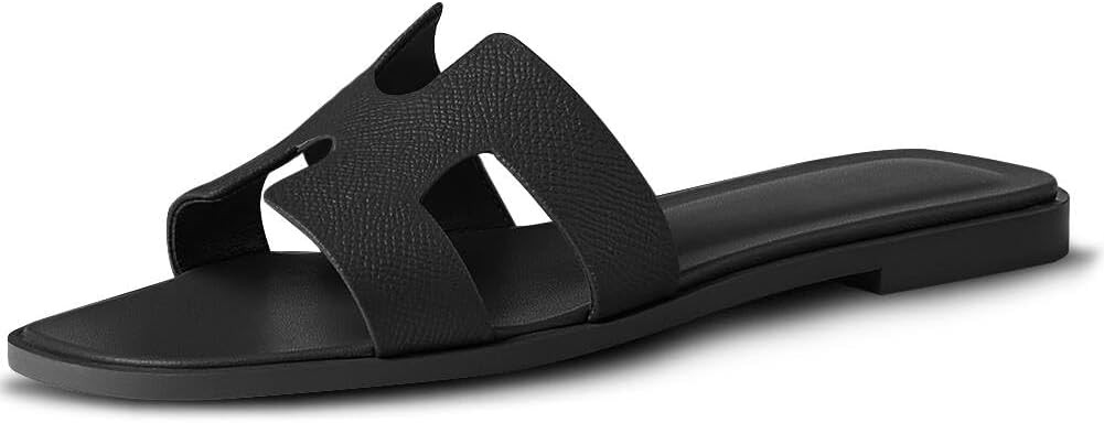 BUMIZZU Womens Sandals Slides for Women Flat Sandals for Women Summer Sandals | Amazon (US)