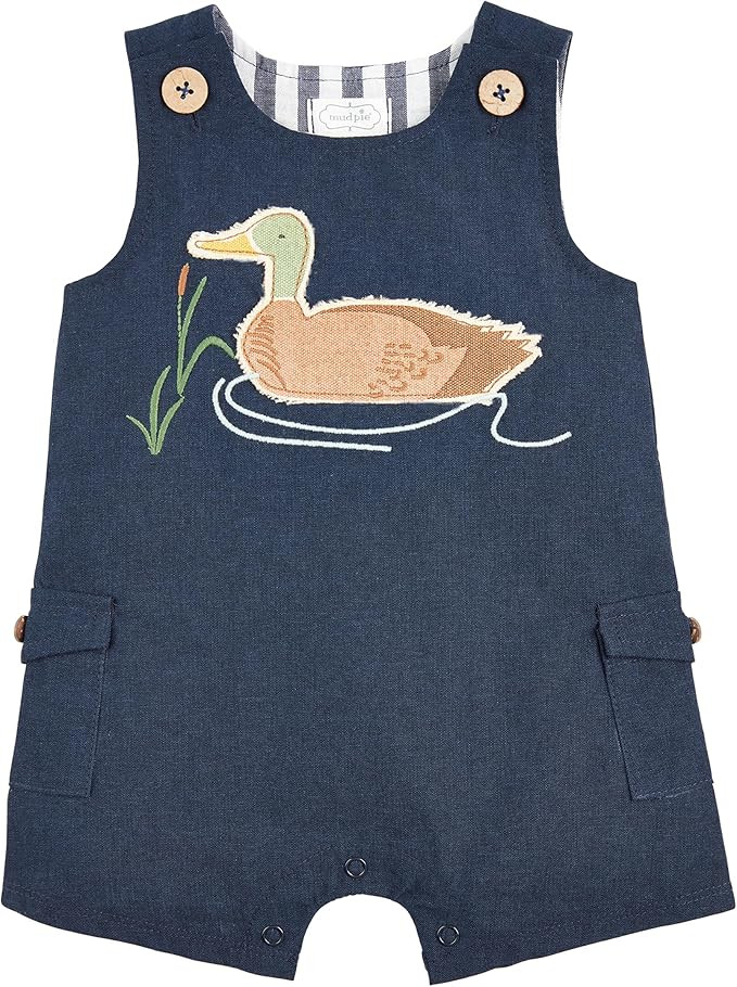 Mud Pie Unisex Baby Baby Boy Navy Duck Jonjon; | Amazon (US)