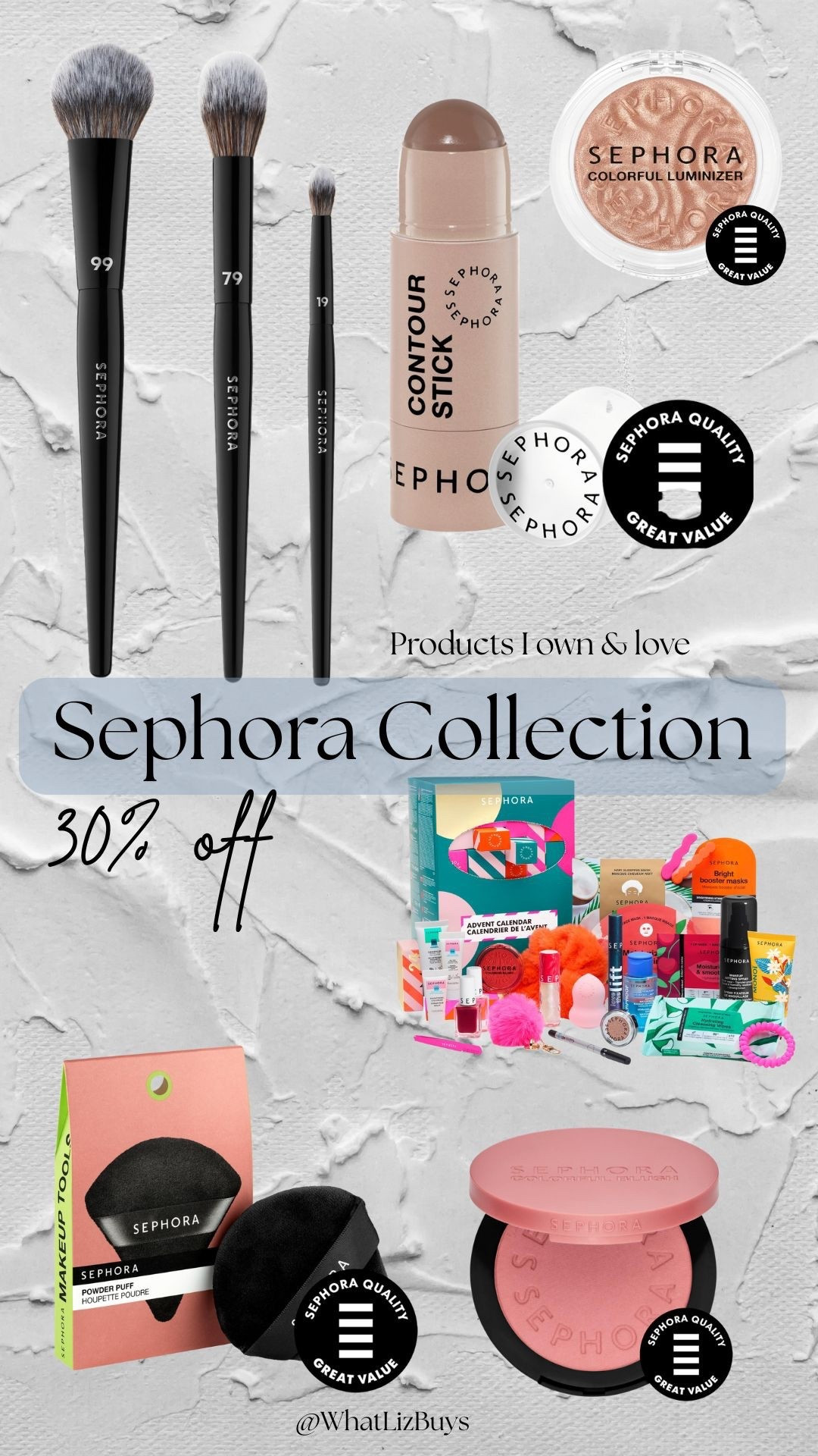 Use code: EVERYTHING for 30% off Sephora Collection!