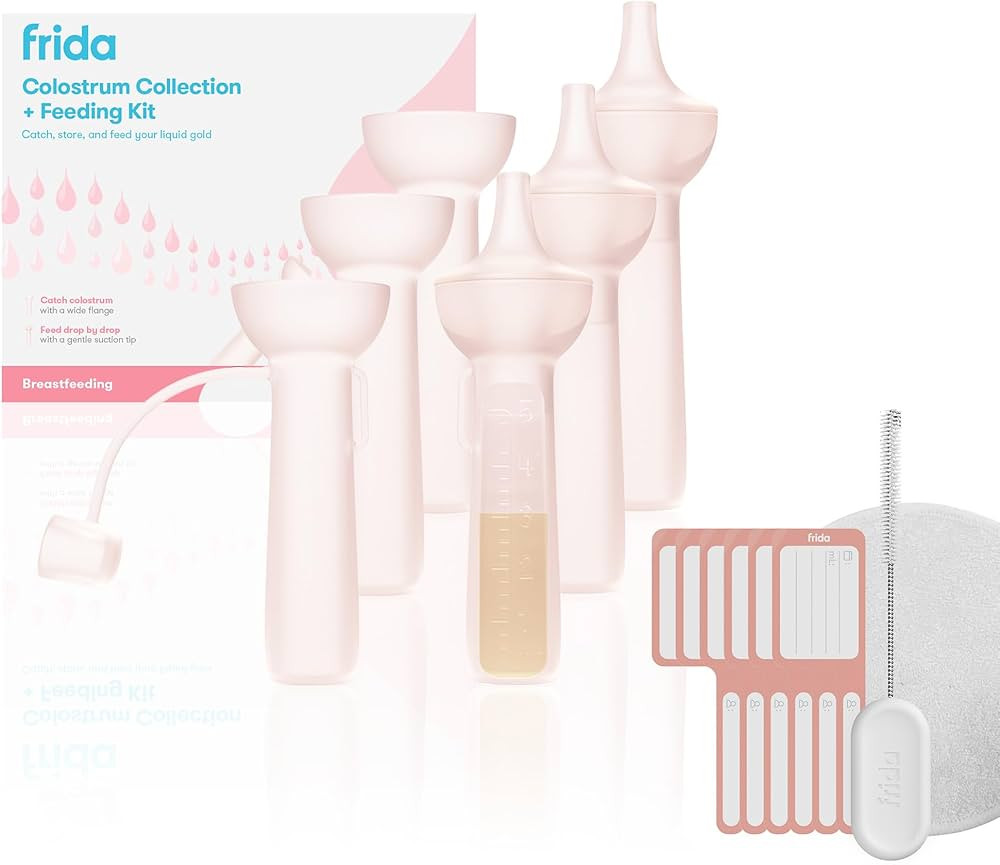 Frida Mom Colostrum Collection Kit, Catch, Store & Feed Breastmilk, Includes 6 Colostrum Collecto... | Amazon (US)