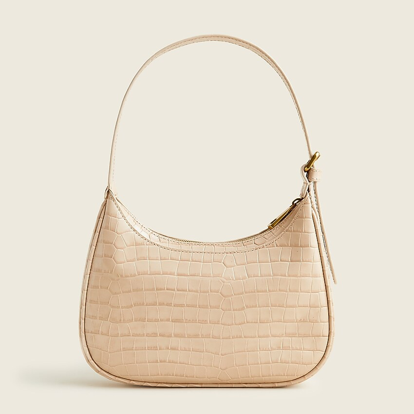 Copenhagen shoulder bag in croc-embossed leather | J. Crew US