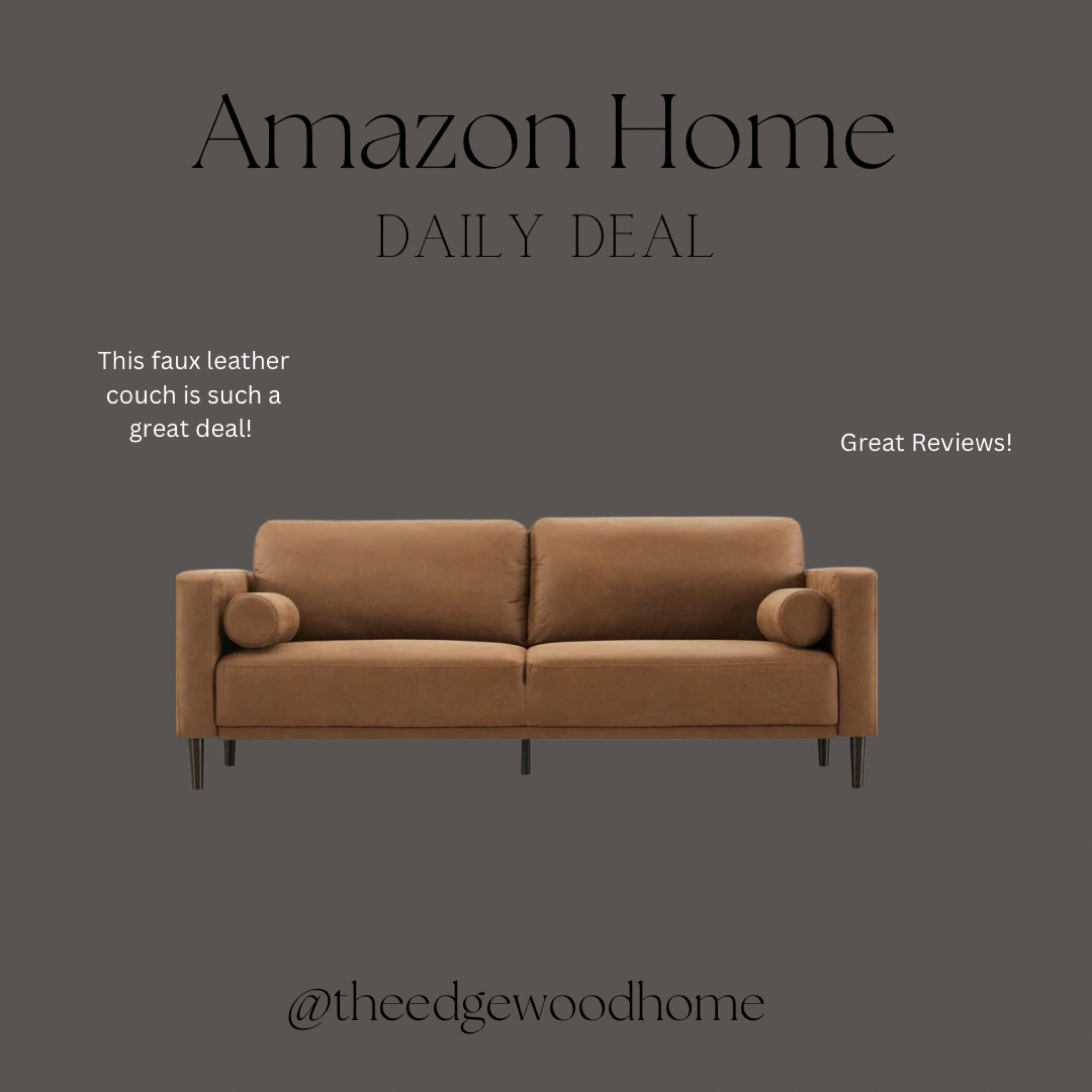 Living room ideas, leather couch, faux leather couch, living room decor, home decor, basement, low budget, budget friendly couch 

#LTKsalealert #LTKhome #LTKFind