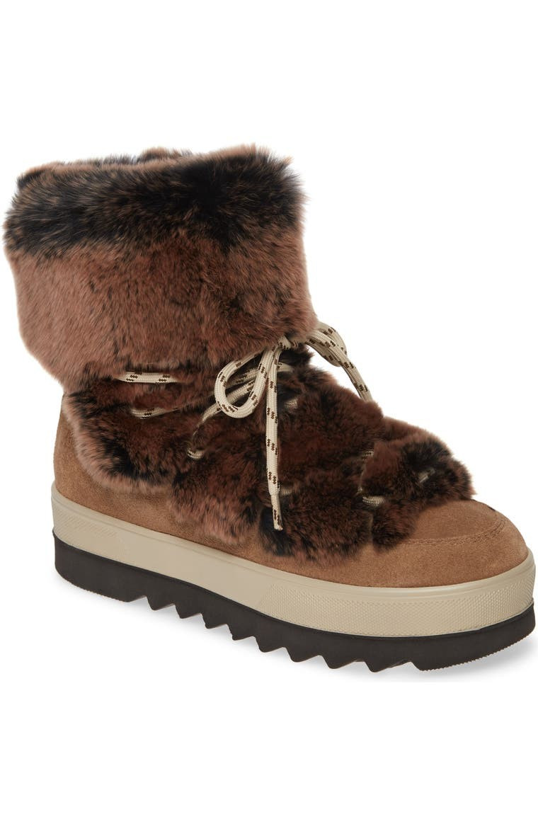 Vivian Limited Edition Genuine Rabbit Fur Boot | Nordstrom
