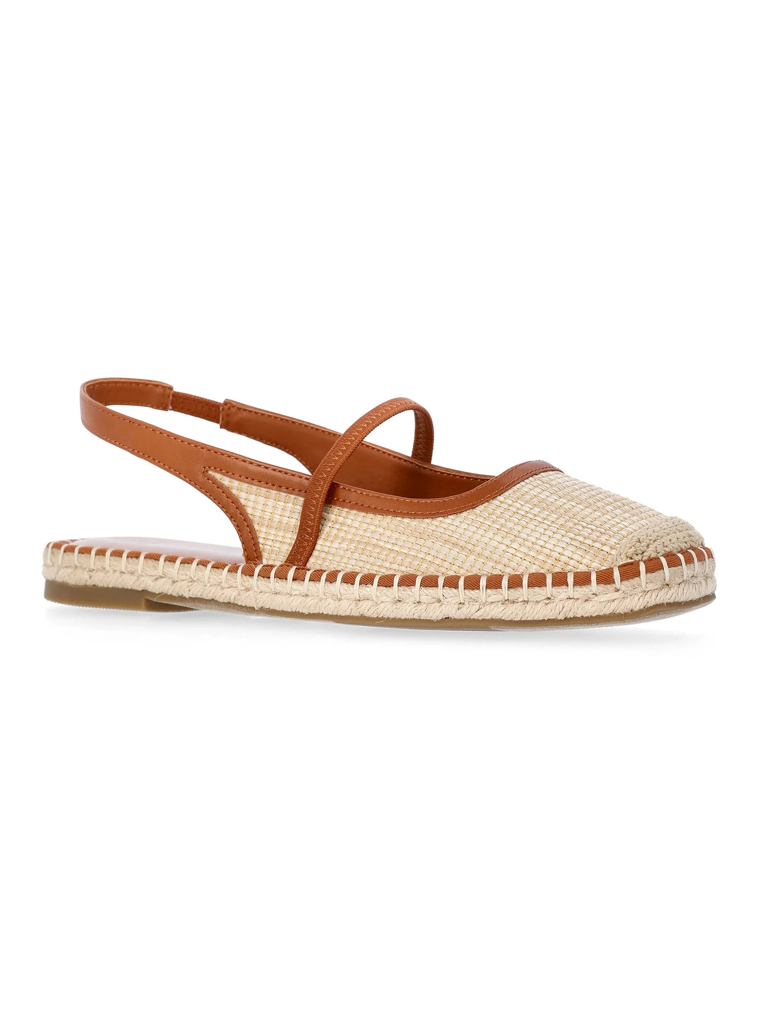 Time and Tru Women's Slingback Espadrille Shoes | Walmart (US)