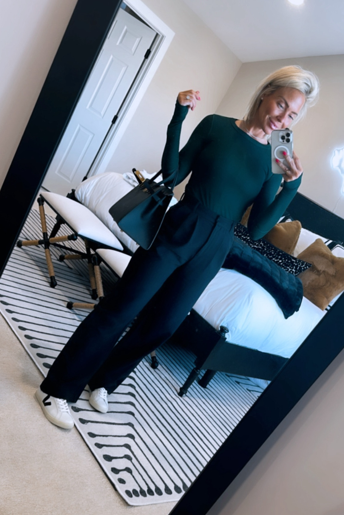 Ok, spring work ‘fits are officially here and I’m loving every one of them! 🌸 This emerald green thermal is only $65 and da bestest color 🤌

#LTKfindsunder100 #LTKworkwear #LTKshoecrush