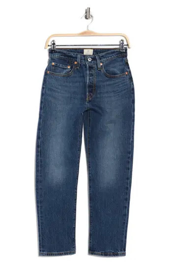 Levi's 501® High Waist Crop Straight Leg Jeans in Believe Not at Nordstrom Rack, Size 29 X 26 | Nordstrom Rack