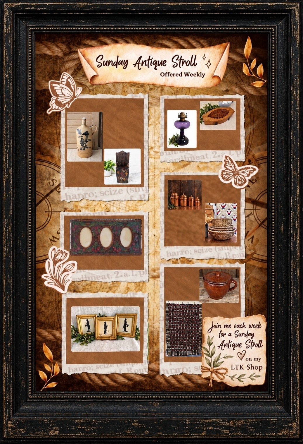 SUNDAY ANTIQUE STROLL!!!
🏺🕰️🎻 ~ check out our website for more! 😉
www.sugarcreekantiques.com