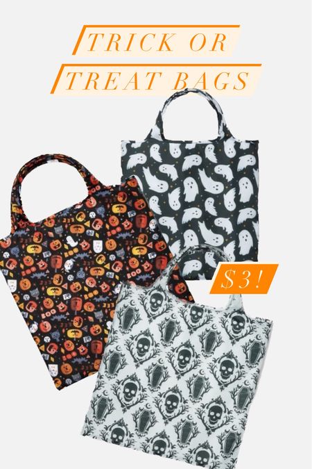 Pick up the cutest reusable trick or treat bags from Target for only $3! #halloween #trickortreat 

#LTKparties #LTKHalloween #LTKHoliday