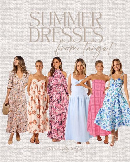 Summer dresses from Target with Petal & Pup! 🫶🏼 Spring and Summer wedding guest dresses that are bright, floral and flowy! Strapless dresses, thin strap dresses, high neck dresses, long sleeve dresses and more! Check them out here 👇🏼 #Targetfinds #TargetDresses #weddingguestdress 

#LTKFindsUnder100 #LTKWedding #LTKStyleTip