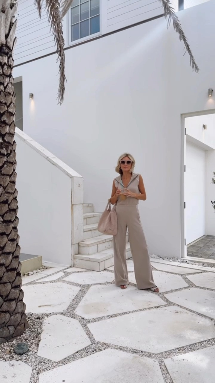 This Spanx jumpsuit will definitely be on repeat for me this summer 😍 wearing XS. Use my code BRITTANYXSPANX for 25% off your first purchase! 

Loverly Grey, Spanx, jumpsuit, romper, summer fashion, summer outfit ideas, loungewear, travel outfits 

#LTKStyleTip #LTKSeasonal #LTKTravel