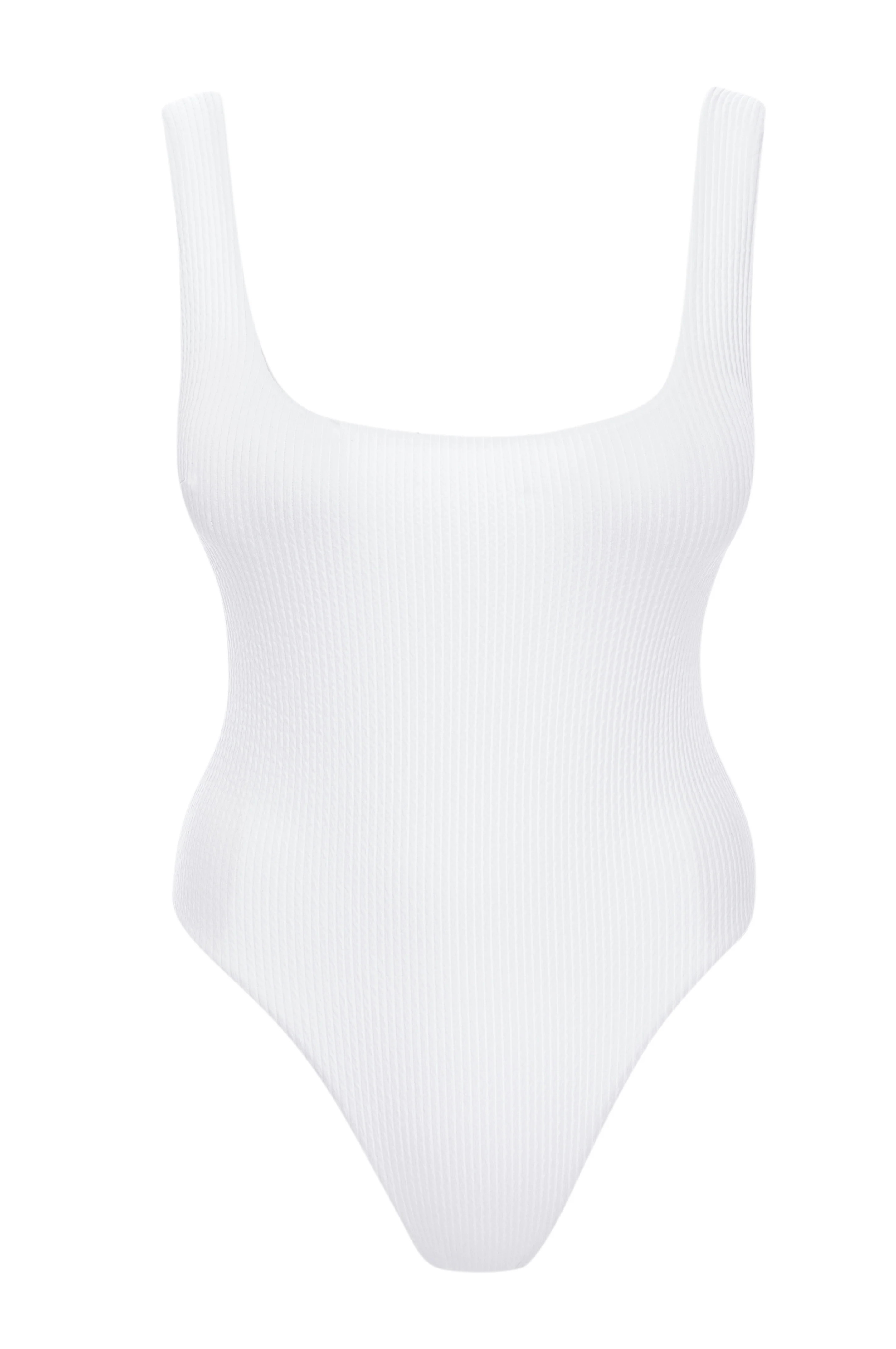 Sardinia One Piece - White Sand Crinkle | Monday Swimwear