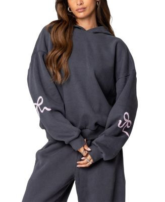 Edikted Bonney Bow Detail Hoodie  | Bloomingdale's Kids | Bloomingdale's (US)