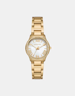 Michael Kors - Sage - Montre en acier inoxydable avec mouvement à 3 aiguilles - Doré | ASOS (Global)