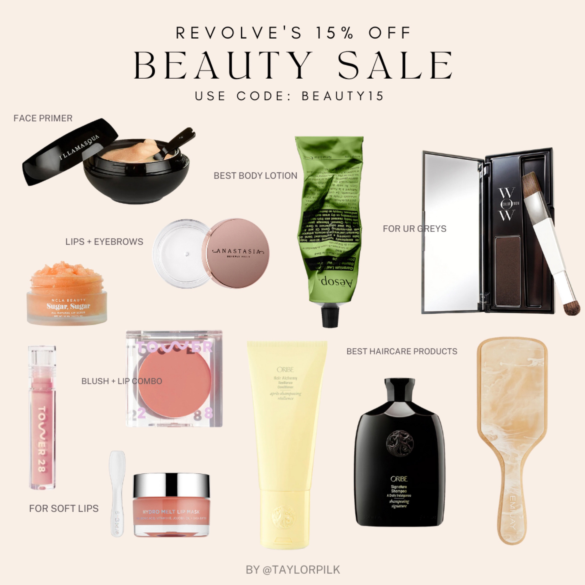 15% off all beauty 

#LTKbeauty #LTKsalealert #LTKunder100