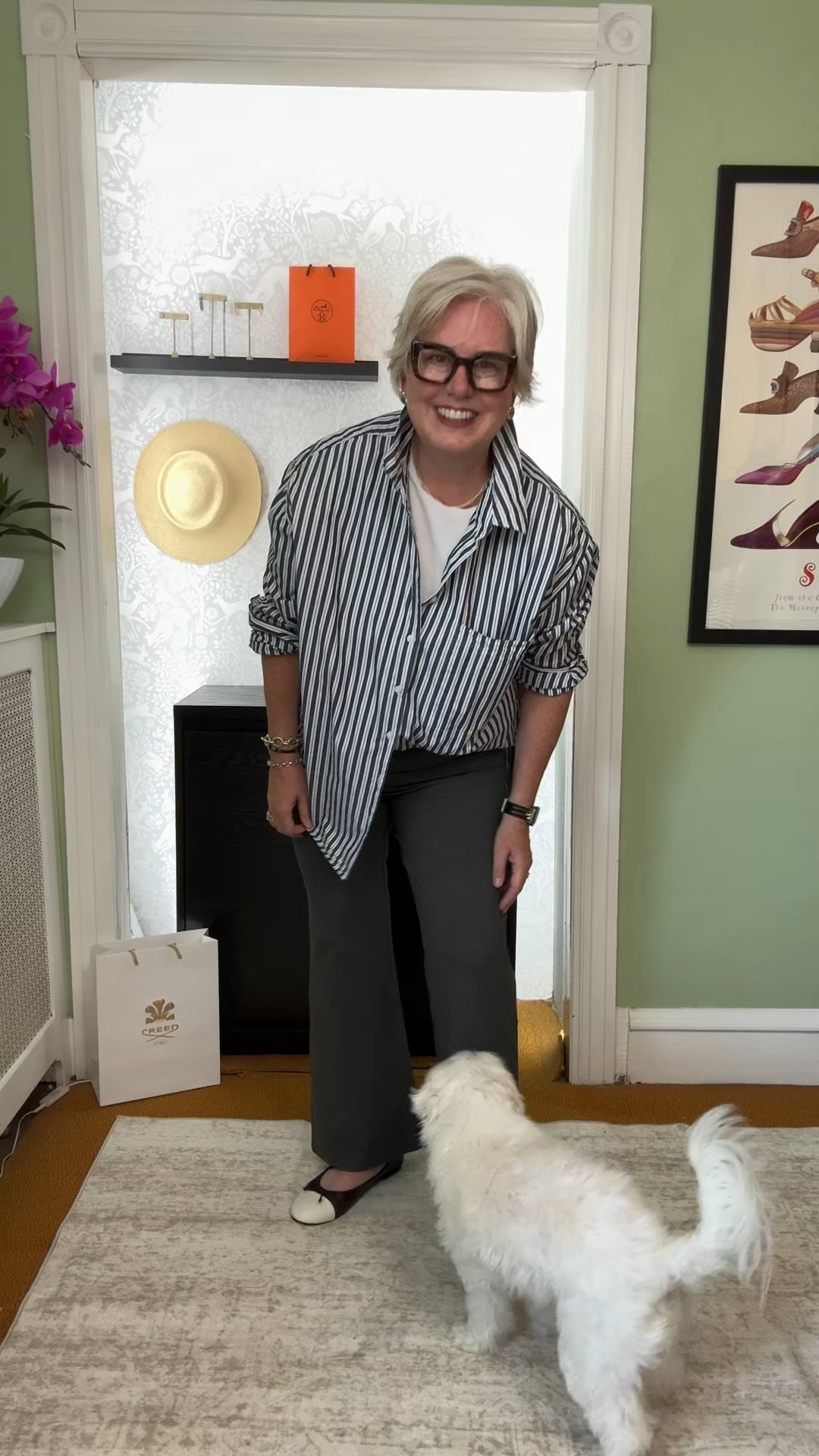 Day 4/22 Fall Capsule Wardrobe using just 9 pieces. Today is a casual work from home outfit wearing a tee, oversized button down shirt, and four-way stretch pants.



#LTKFindsUnder50 #LTKOver40 #LTKMidsize