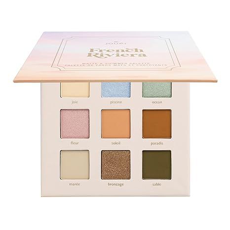 Jouer French Riviera Matte & Shimmer Eyeshadow Palette - Summer Complementary Shades - Healthy ... | Amazon (US)