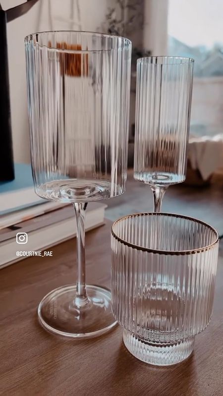 Ridged wine glasses on sale from #wayfair #glasses 

#LTKsalealert #LTKunder50 #LTKhome