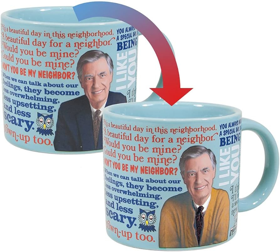 The Unemployed Philosophers Guild Mister Rogers Heat Changing Color Transforming Mug - Hot Coffee... | Amazon (US)