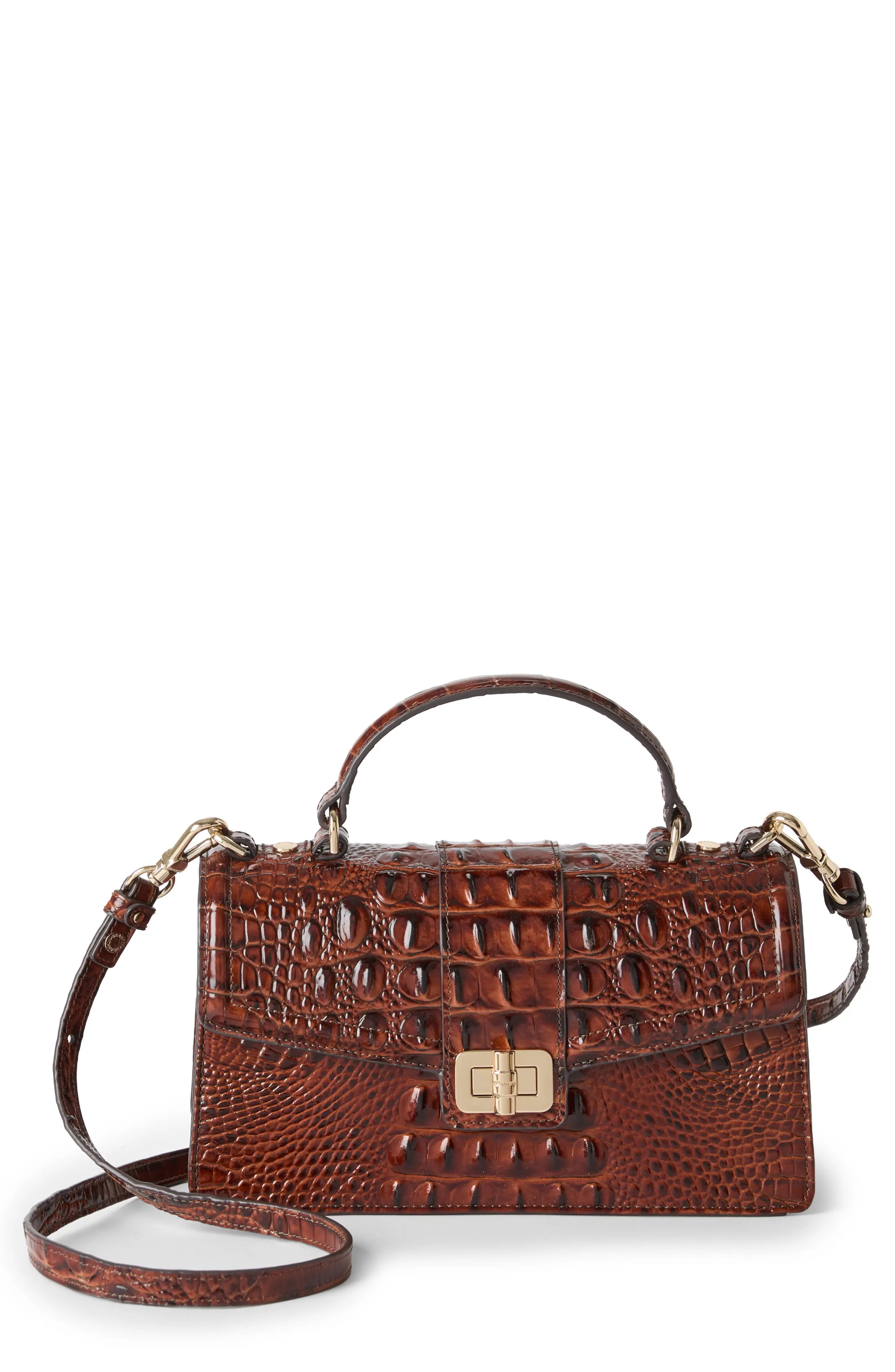 Brahmin Genie Embossed Leather Top Handle Bag (Women) | Nordstrom | Nordstrom
