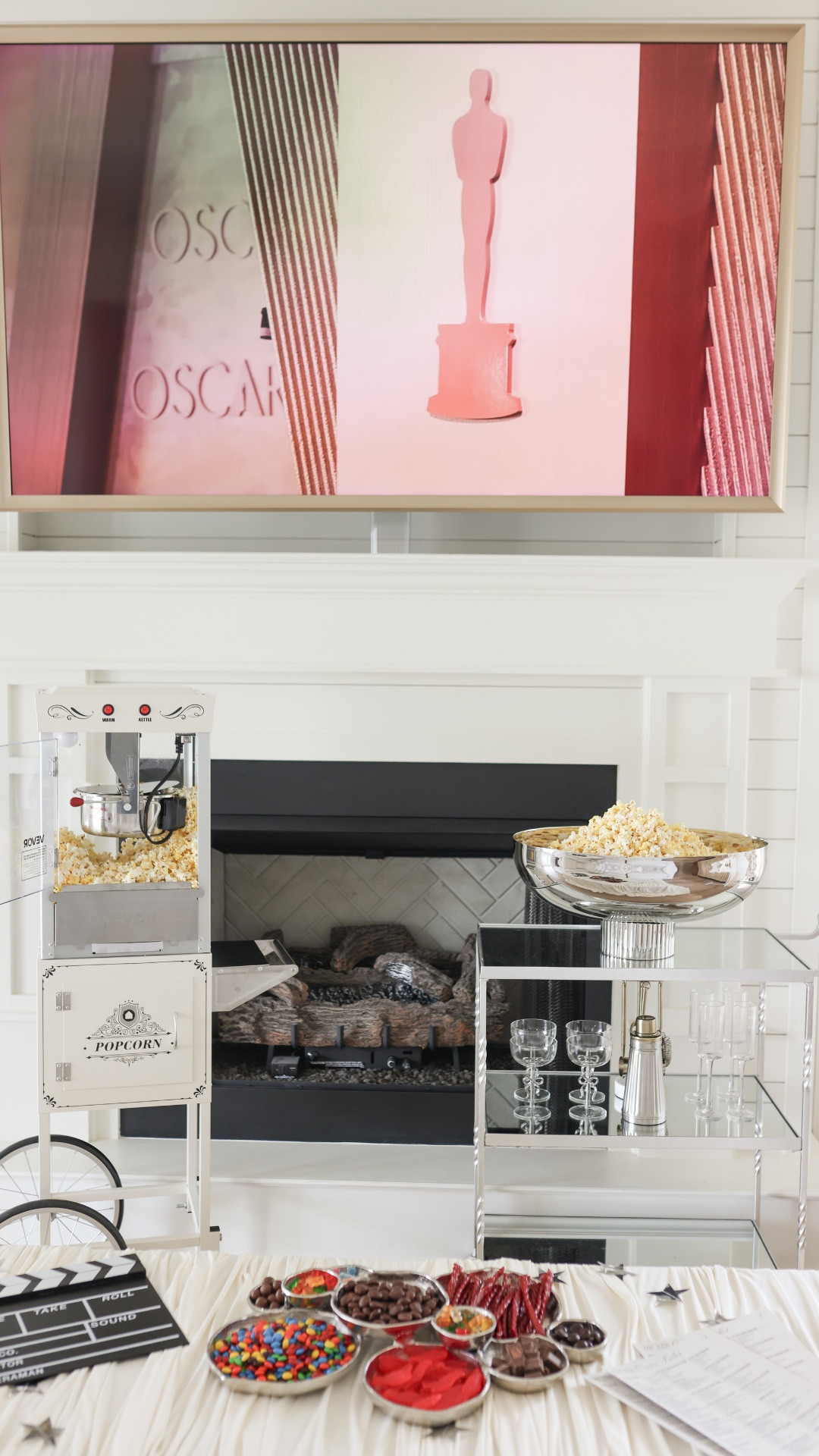 Oscars watch party inspiration! 

Watch party, candy platter, Amazon finds, popcorn machine, popcorn maker, bar cart, Amazon home, movie night 

#LTKSeasonal #LTKHome