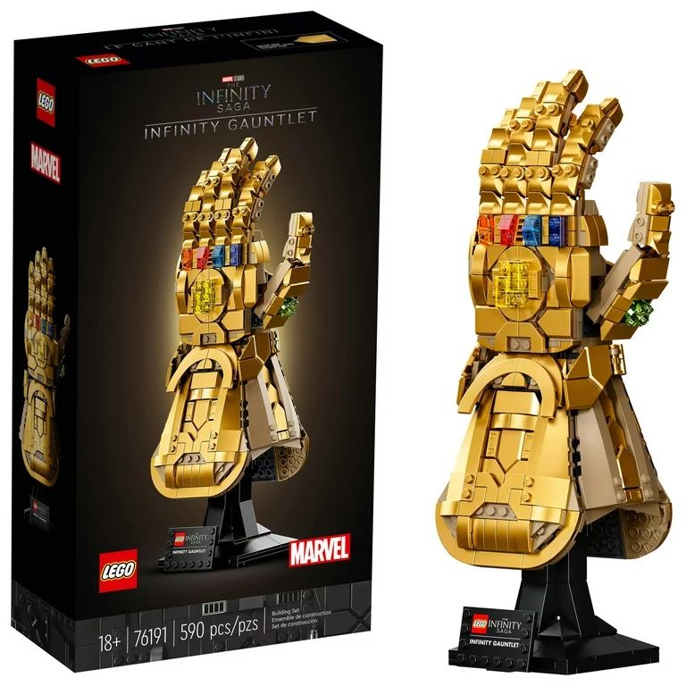 LEGO Marvel Infinity Gauntlet 76191 Collectible Gauntlet Model with Infinity Stones (590 Pieces) ... | Walmart (US)