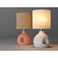 Ceramic Table Lamp, Desk Light, Bedside Lamp Stand, Night Modern Light, Naaya Taakha Sphere | Etsy (UK)