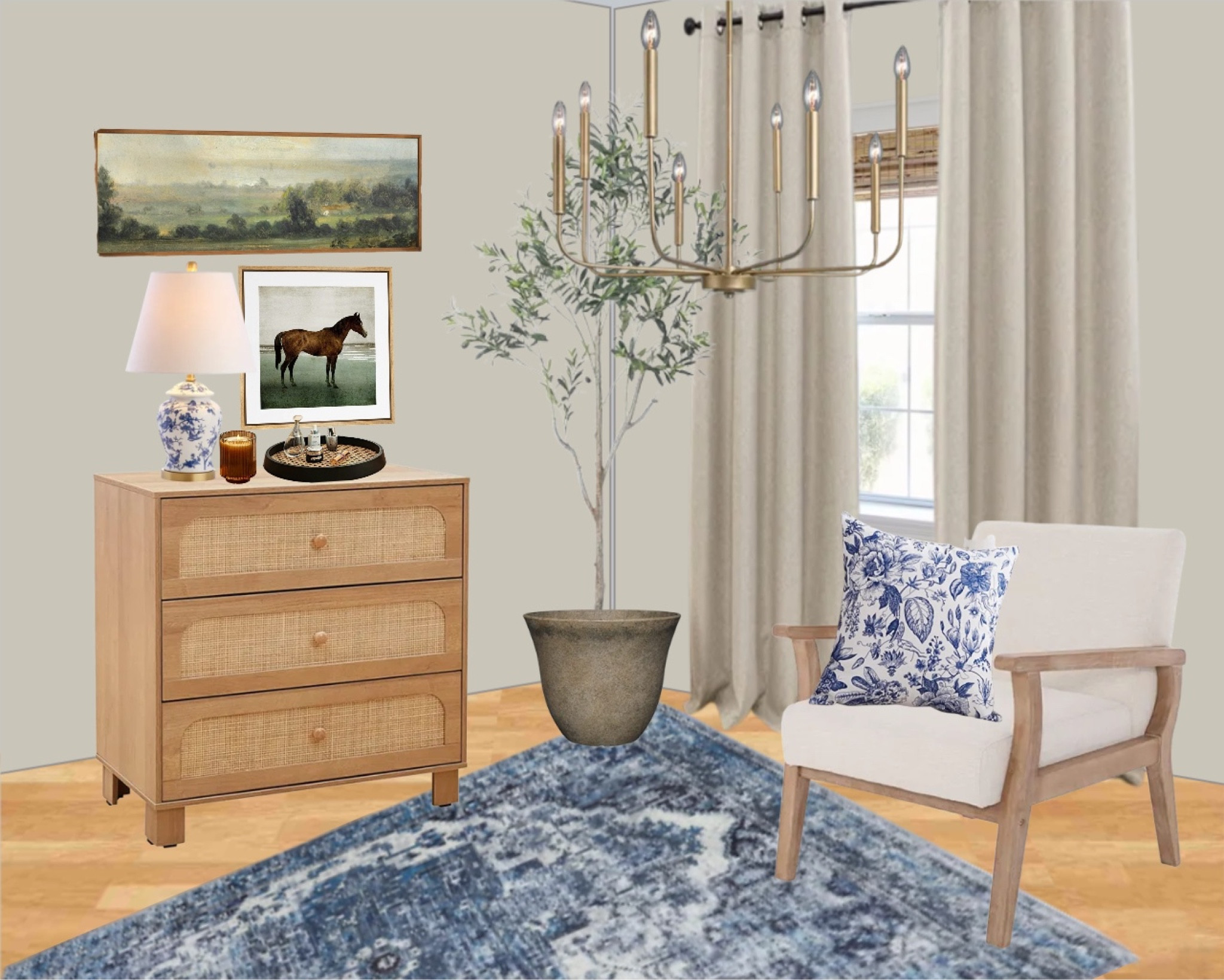 Amazon home all under $250 Bedroom corner. Cozy home. Bedroom inspo. Master bedroom design. Guest room. 

#LTKhome #LTKstyletip