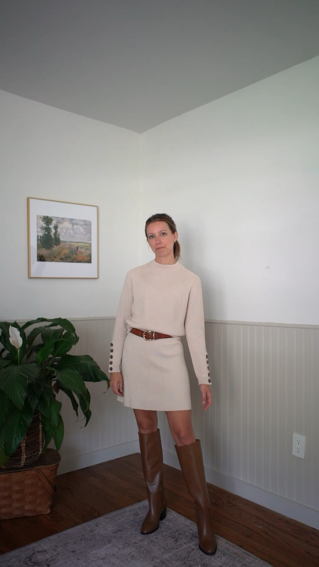 Fall in SEZANE. This is a skirt and sweater combo that is so versatile! #sezane #petitestyle 

#LTKVideo #LTKSeasonal #LTKStyleTip