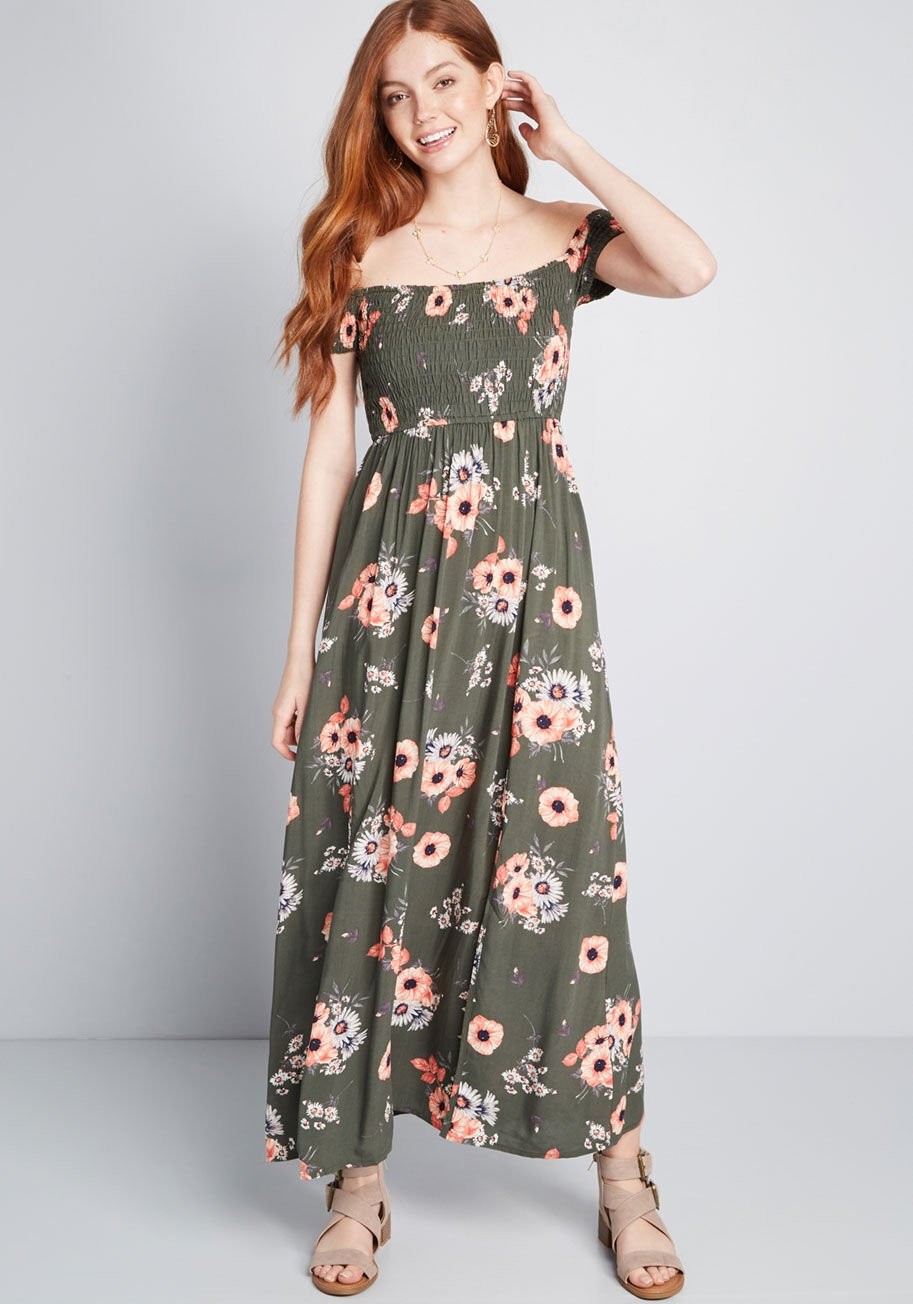 Impressive Poise Floral Maxi Dress | Modcloth