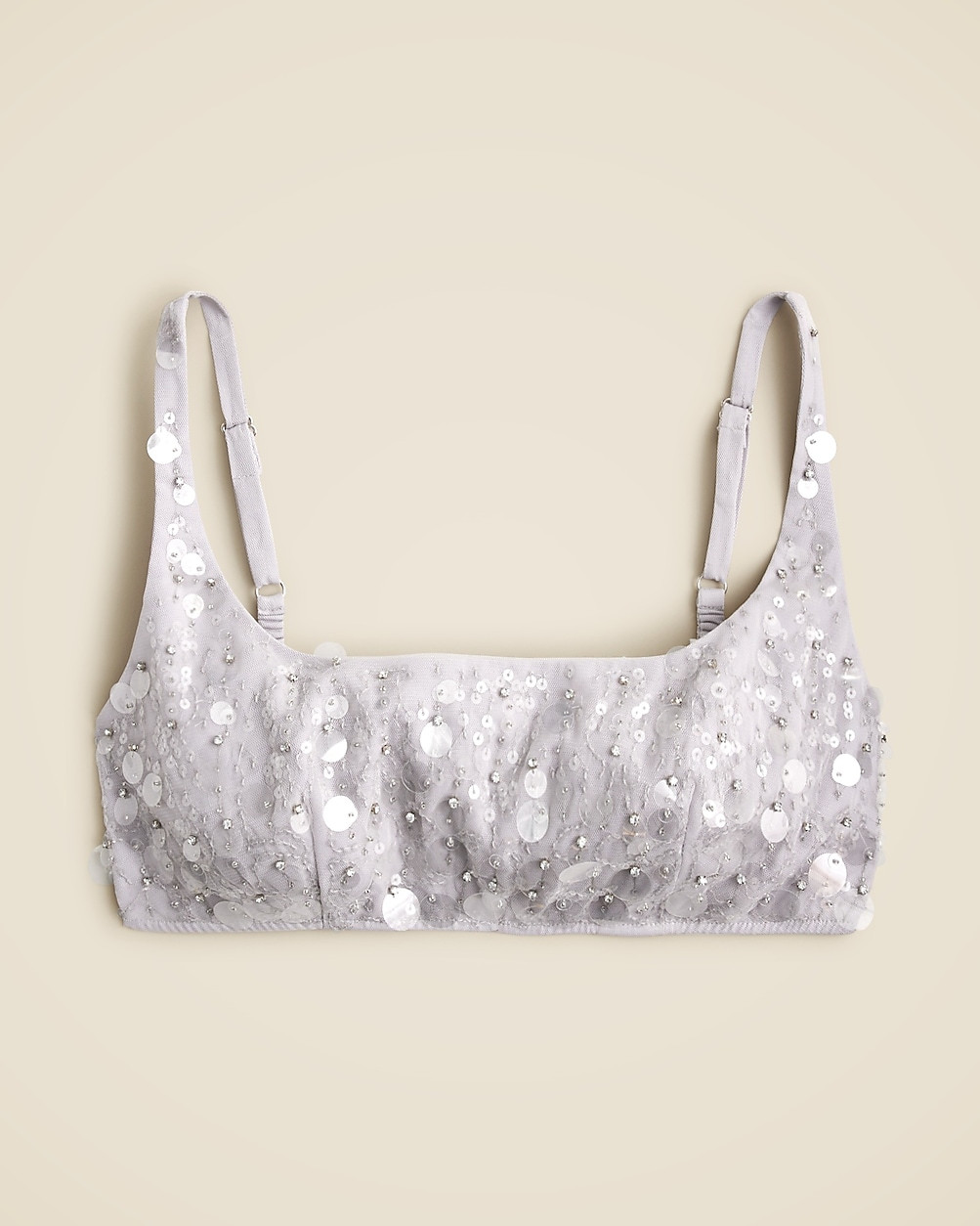 Collection sequin-embellished bra top | J. Crew US