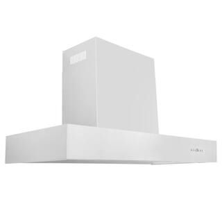 48 in. 700 CFM Ducted Vent Wall Mount Range Hood in Stainless Steel | The Home Depot