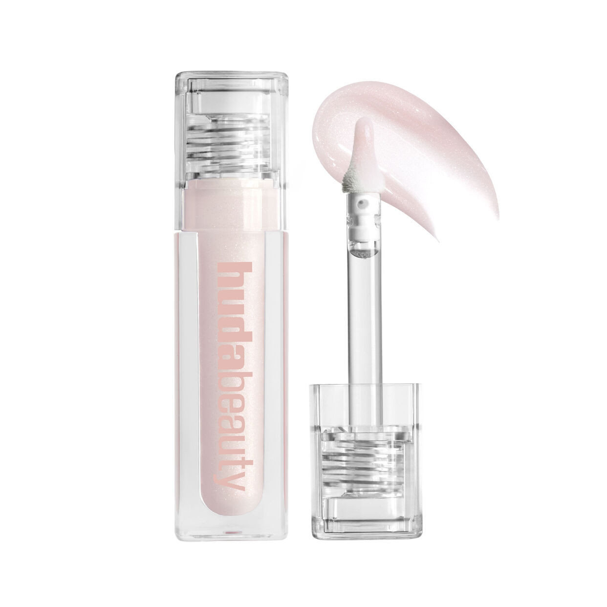 Icy Nude FAUX FILLER Lip Gloss – High-Shine, Shimmer for Fuller Lips | HUDA BEAUTY | Huda Beauty US